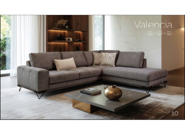 Καναπές γωνία VALENCIA